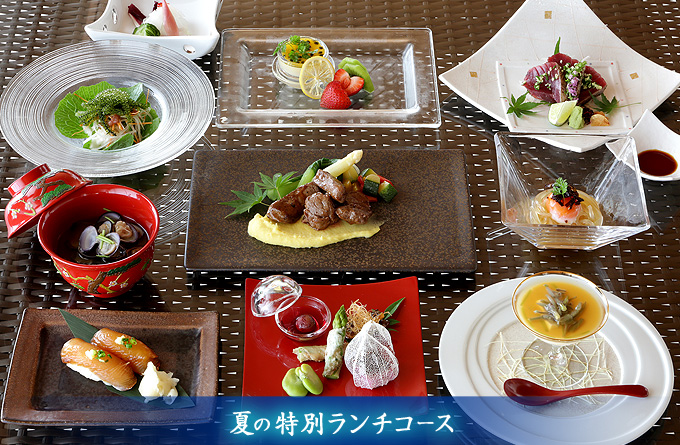 夏の特別ランチコースの写真